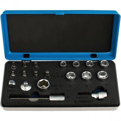 Szerszám Unior 1782 (/19), behajtóhegy- és dugókulcs-készlet (624040) 624040_SZER