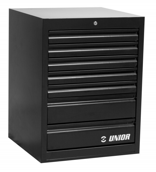 Szerszám Unior 990WD7-BLACK, széles munkapad modul, 7 fiókkal***(628585) 628585_SZER