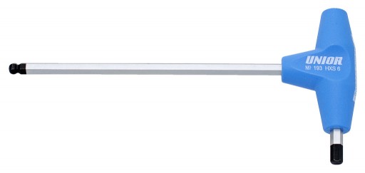 Szerszám Unior 193HXS (2,5), gömbvégű imbusz (HXS) kulcs T-markolattal (608276) 608276_SZER