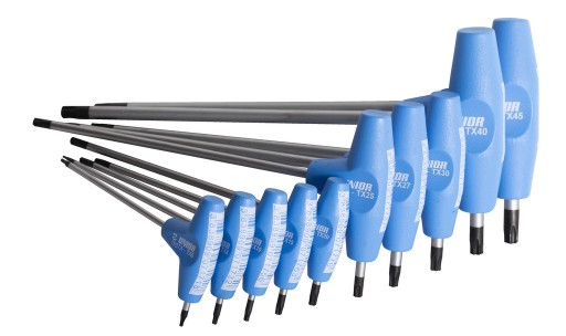 Szerszám Unior 193TXCB (TX6-45 /10), Torx (TX) kulcskészlet T-markolattal 608880_SZER