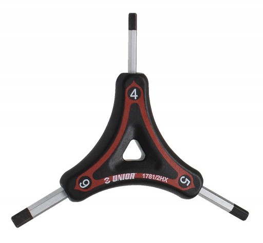 Szerszám Unior 1781/2HX-US (4x5x6), hármas imbuszkulcs (624909) 624909_SZER