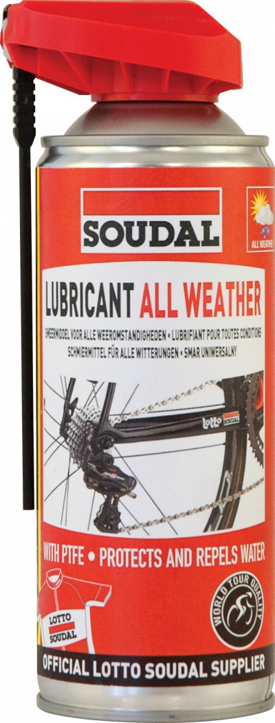 SOUDAL All Weather négy-évszakos olaj spray láncra PTFE 400ml (128367) 128367_KVED