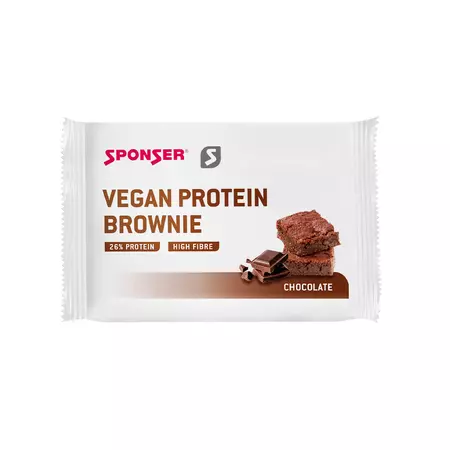 Sponser VEGAN PROTEIN 50g Brownie-Csokoládé Fehérje szelet 10723_ET