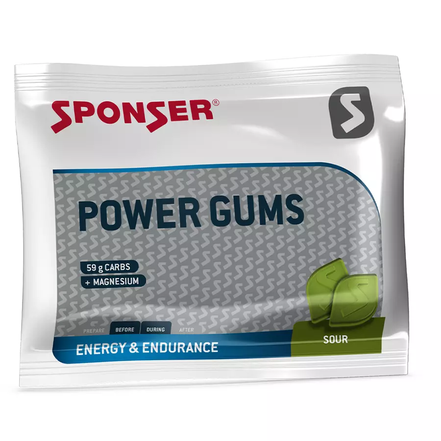 Sponser POWER GUMS 75g zacskó Sour ( magnézium) Enyhén savanykás Gumicukor 17706_ET