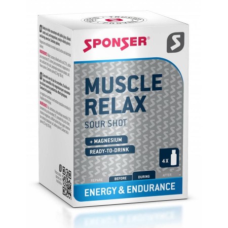 Sponser MUSCLE RELAX 4x30ml shot/doboz Citrom Izomfunkció 04620_ET