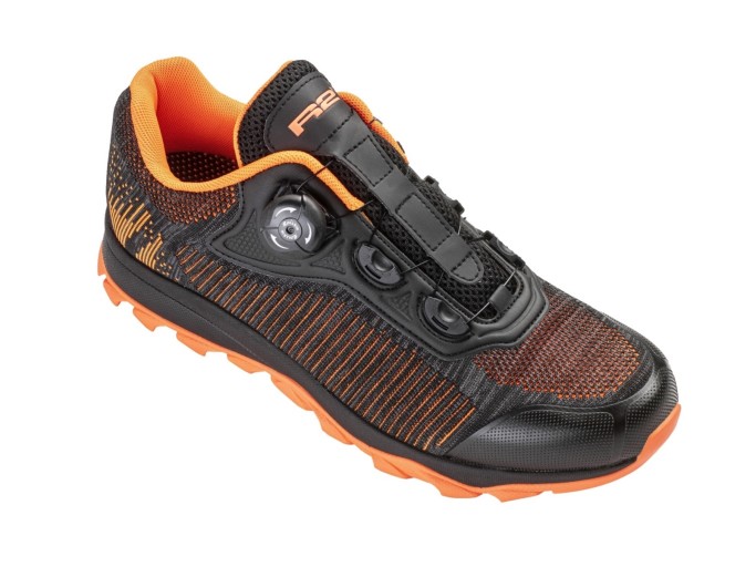 Cipő R2 ORION MTB fekete/narancssárgas 44 BOA rendszer - ATSH01C/44 ATSH01C/44_CM